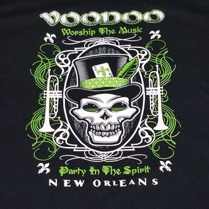 Vodoo New Orleans Jazz T Shirt  Size M